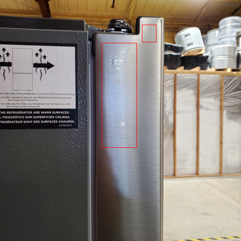 Pictures of Frigidaire Gallery 20 Cu. Ft. 30" Wide Standard-Depth French Door Refrigerator in Stainless Steel 20SD84 - GRFN2023AF - Scratch & Dent (Minor) - Neu Appliance Outlet - Discount Appliance Outlet in Austin, Tx