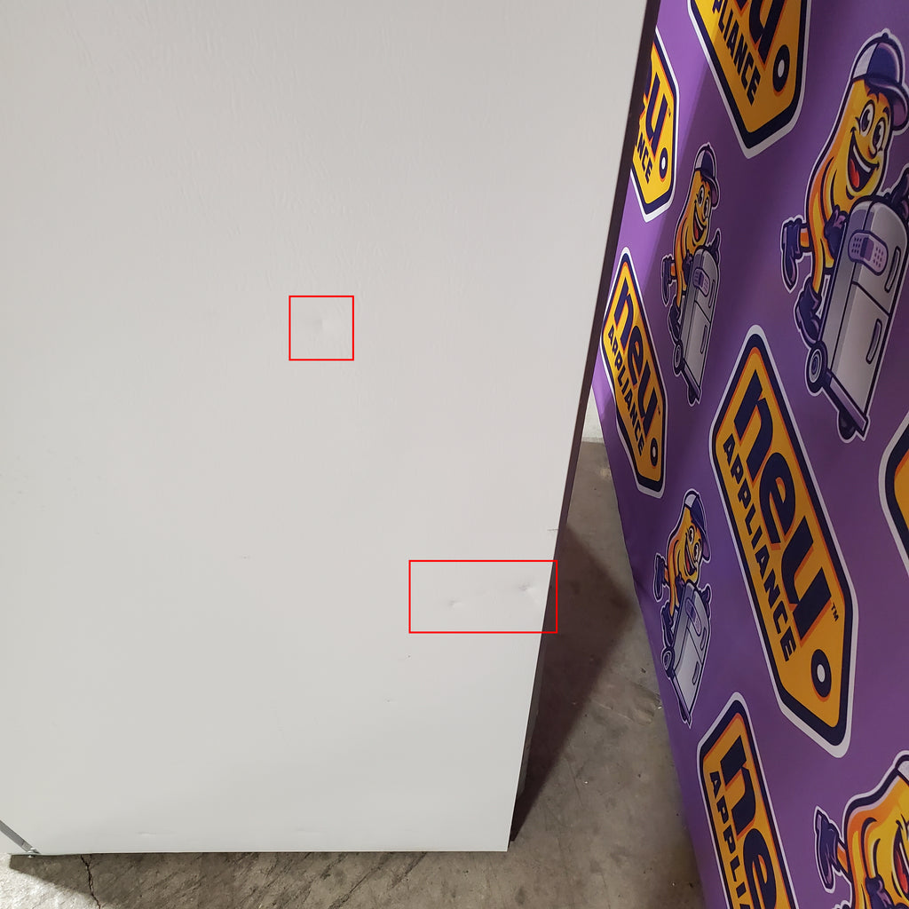 Frigidaire 30" Wide Garage Ready Top Freezer 18 Cu. Ft. Refrigerator with EvenTemp Cooling System and Spacious Interior Storage in White 24SD45 - FFTR1814WW - Scratch & Dent (Minor)