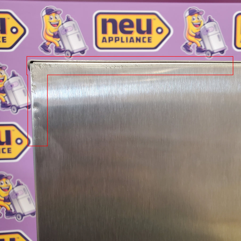 Frigidaire 25.6 cu. ft. ENERGY STAR Side by Side Refrigerator with Exterior Water and Ice Dispenser in Stainless Steel 3SD940 - FRSS2623AS - Scratch & Dent (Minor)