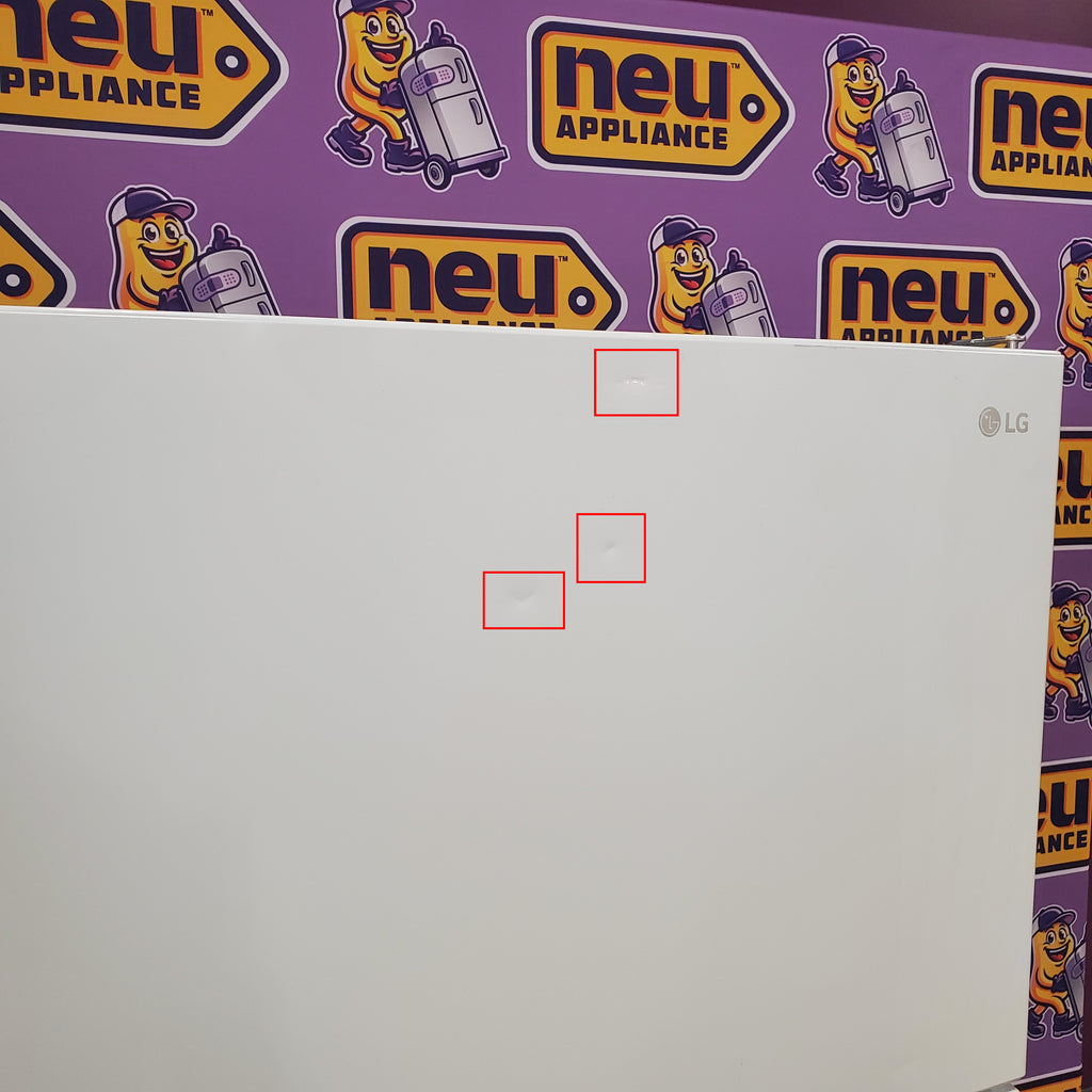 LG White 30 Inch Wide Top Freezer 20 Cu. Ft. Refrigerator with Electronic Temperature Controls and LoDecibel Quiet Operation 5SD273 - LTCS20020W - Scratch & Dent (Minor)