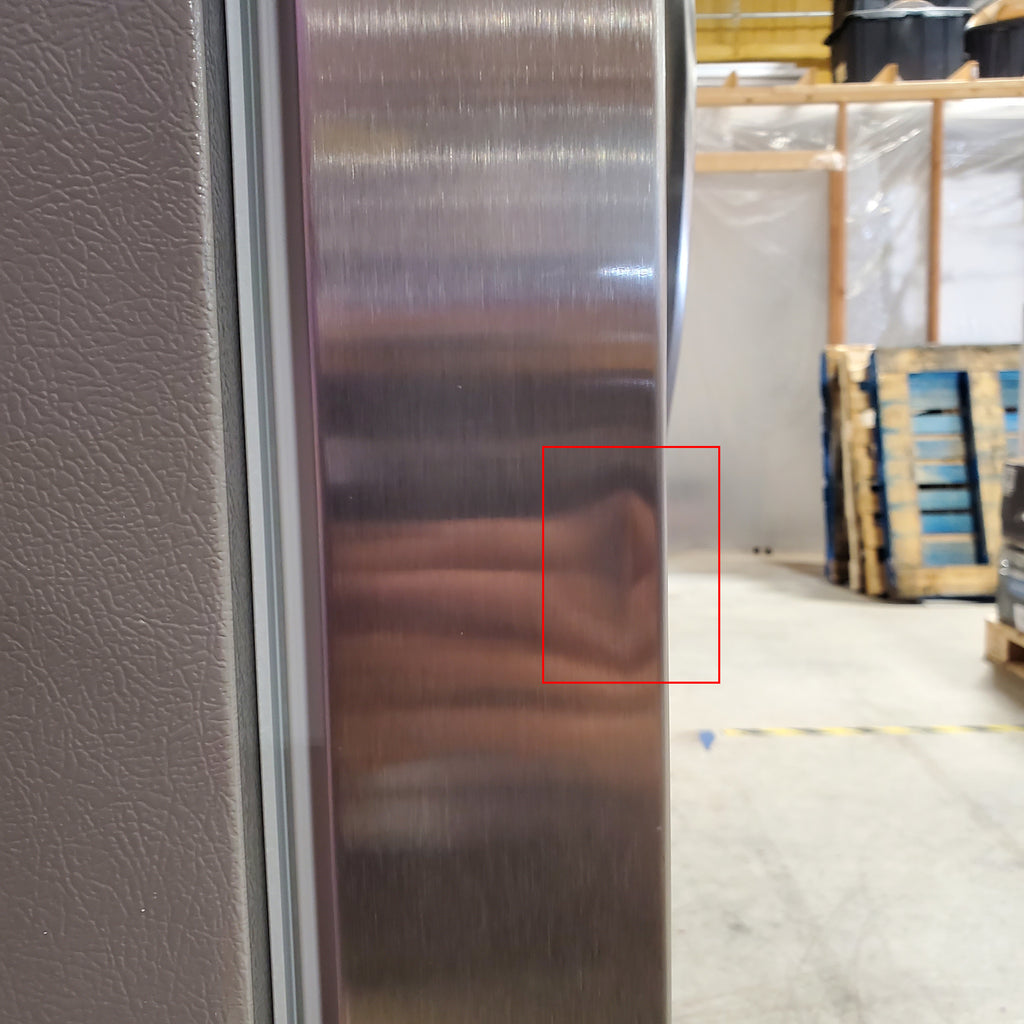 Frigidaire 22 Cu. Ft. Counter-Depth Side-by-Side Refrigerator in Stainless Steel 3SD1093 - FRSC2333AS - Scratch & Dent (Minor)