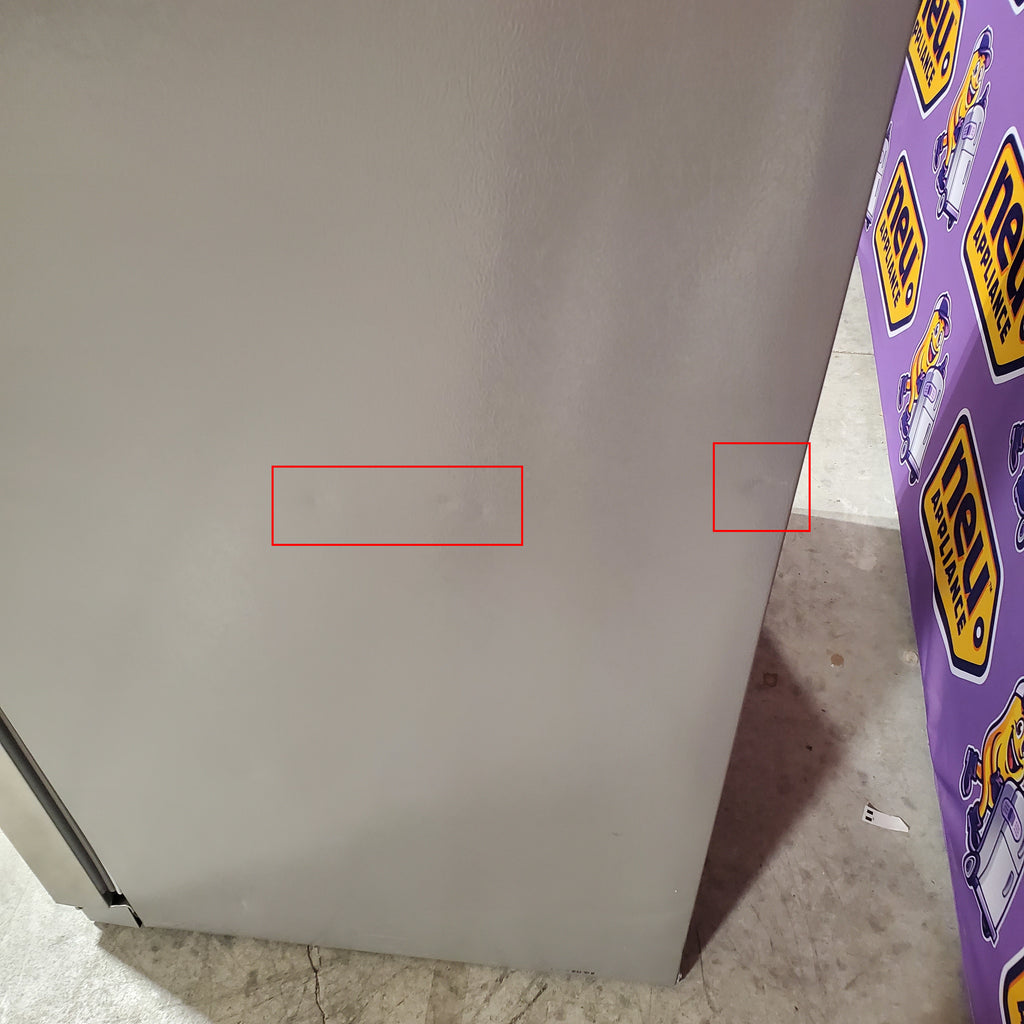 Frigidaire 25.6 cu. ft. ENERGY STAR Side by Side Refrigerator with Exterior Water and Ice Dispenser in Stainless Steel 3SD944 - FRSS2623AS - Scratch & Dent (Moderate)