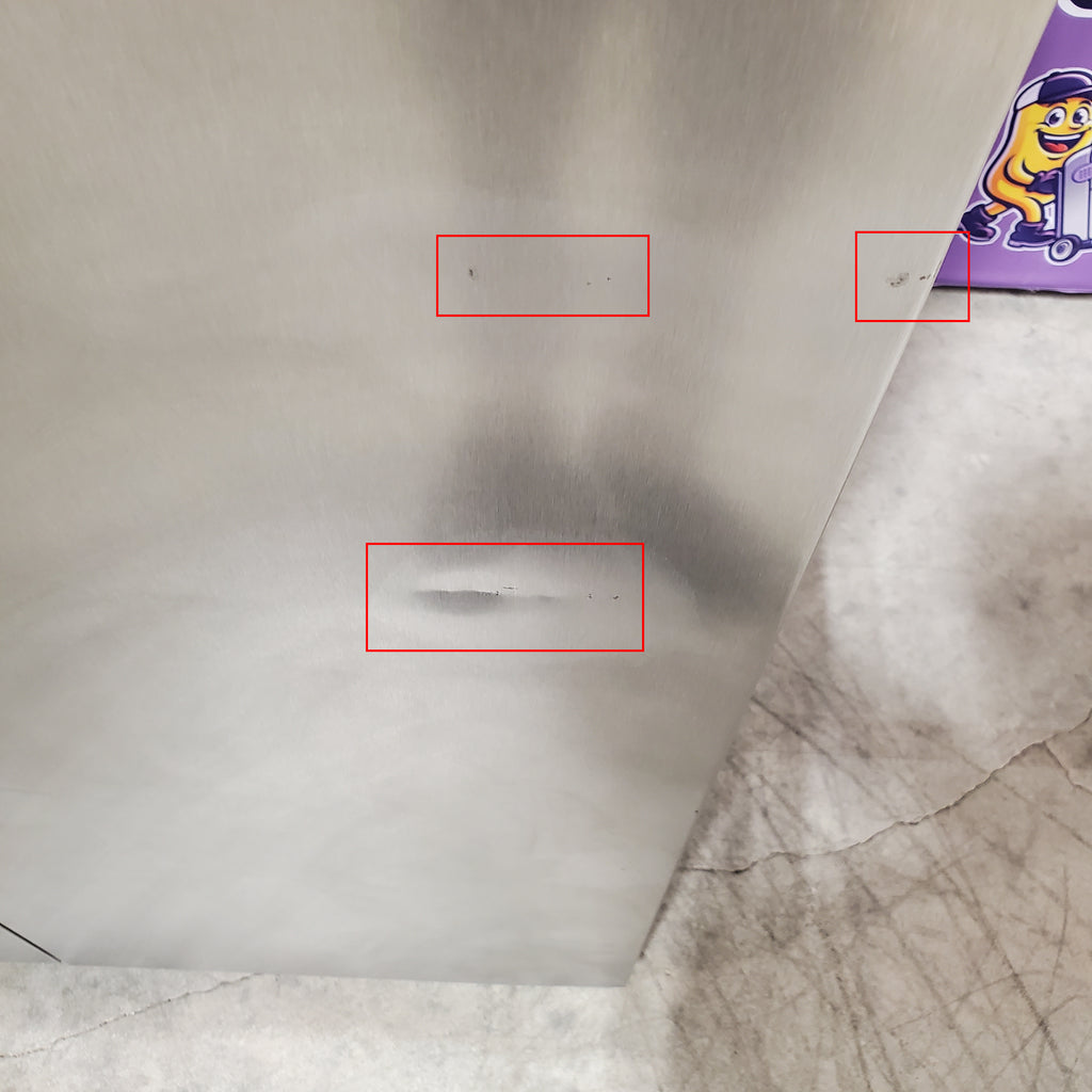 Frigidaire 25.6 cu. ft. ENERGY STAR Side by Side Refrigerator with Exterior Water and Ice Dispenser in Stainless Steel 3SD813 - FRSS2623AS - Scratch & Dent (Minor)