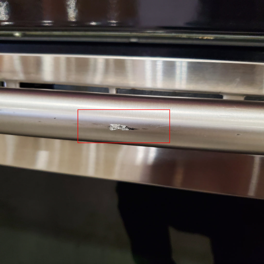 Samsung 30-in Glass Top 5 Elements 5.9-cu ft Self-Cleaning Convection Oven Freestanding Electric Range in Stainless Steel 1CR02115 - NE597R0ABSR - Certified Refurbished