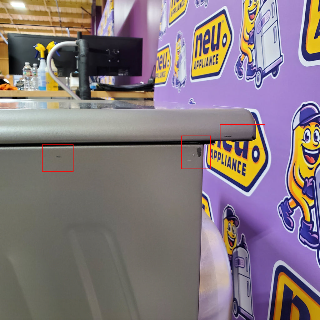 Whirlpool 4.5 cu. ft. Smart Front Load ENERGY STAR® Washer with FreshFlow™ Vent System WFW5720RR - Scratch & Dent (Minor) and 7.4 cu. ft. Smart Front Load ENERGY STAR® Electric Dryer with Wrinkle Shield™ Option 16093 0 WED5720RR  - Scratch & Dent (Minor)