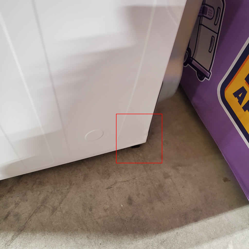 Frigidaire 4.1 Cu. Ft. Top Load Washer with 12 Wash Cycles and Quick Wash Cycle FFTW4120SW - Scratch and Dent (Minor) and Frigidaire 7 Cu. Ft. Electric Dryer in White 16116 - FLVE7523BW - Scratch & Dent (Moderate)