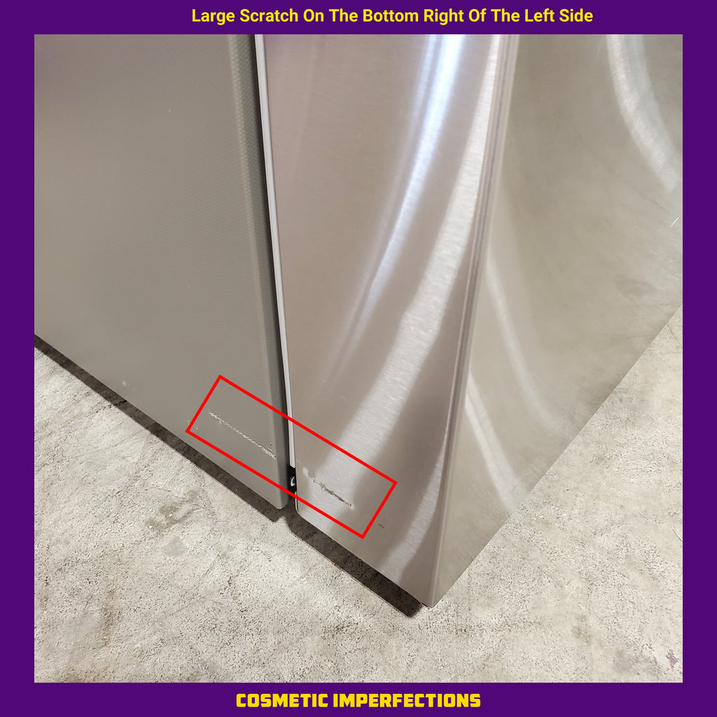 Pictures of LG 29 cu. ft. Smart InstaView® Door-in-Door® Standard-Depth MAX™ 4-Door French Door Refrigerator with MyColor™ 7SD306 - LF29S8365S - Scratch & Dent (Major) - Neu Appliance Outlet - Discount Appliance Outlet in Austin, Tx