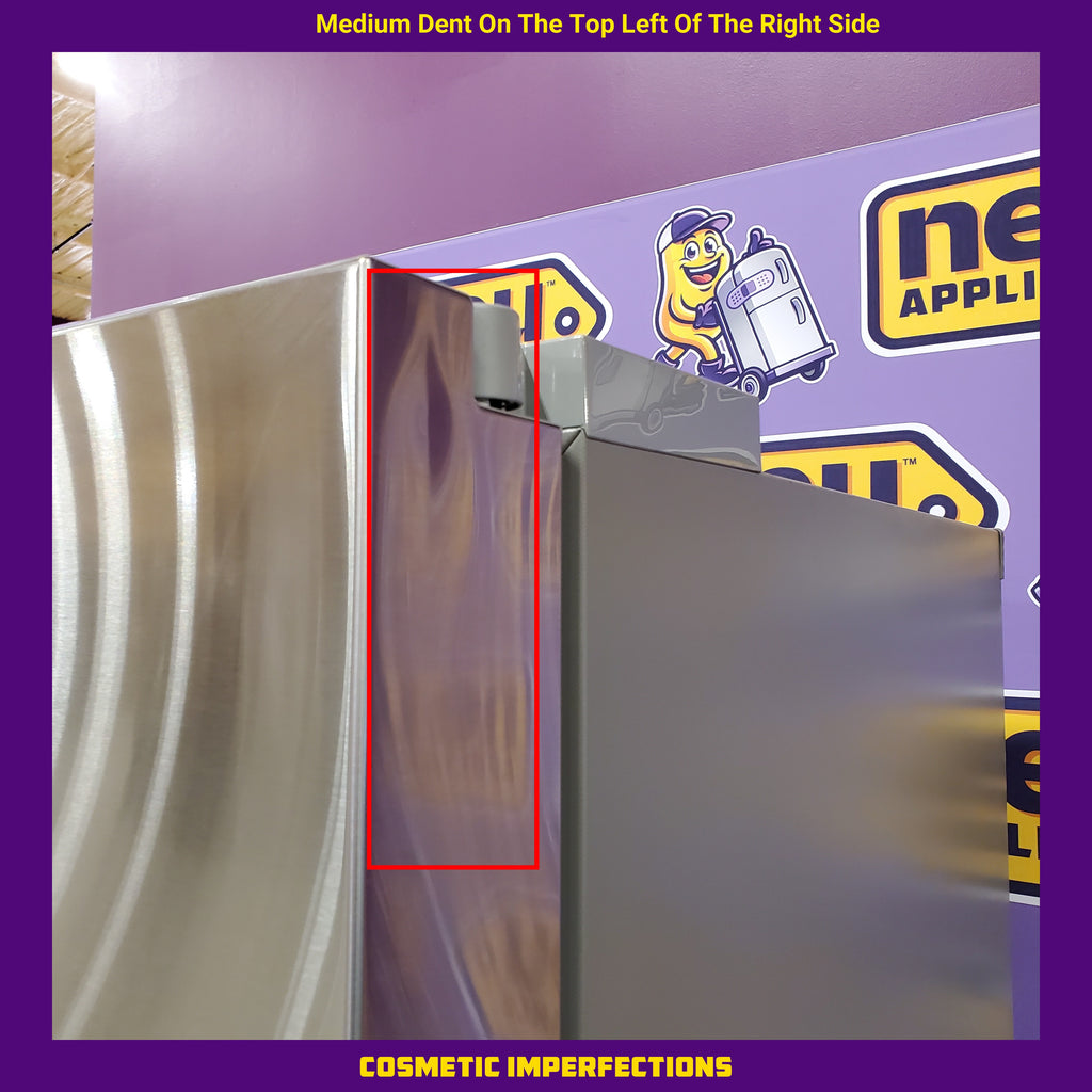 LG 29 cu. ft. Smart Standard-Depth MAX™ 4-Door French Door Refrigerator with Full-Convert Drawer™ in Print Proof Stainless Steel 22131SD89 - LF29H8330S - Scratch & Dent (Minor)