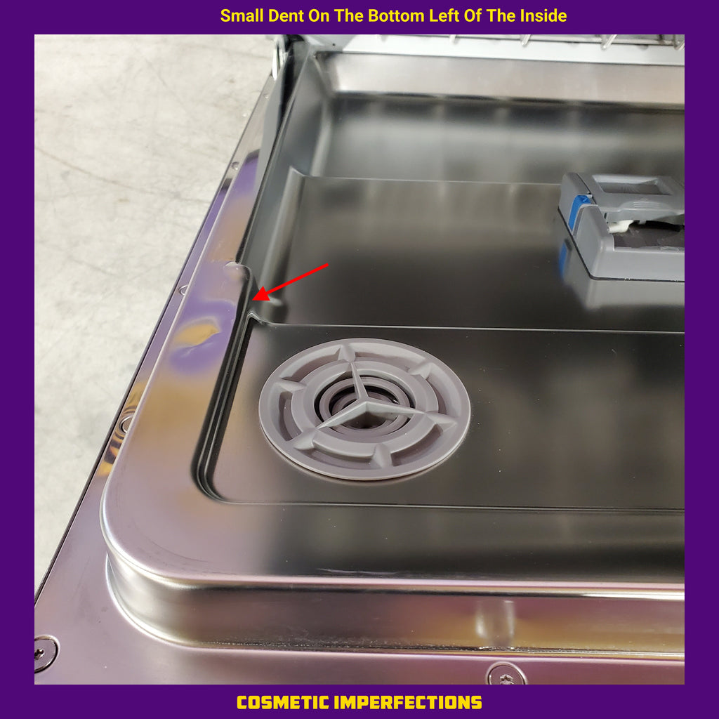 Pictures of Samsung 24 in. Built-In Tall Tub 51 dBA Dishwasher in Fingerprint Resistant Stainless Steel with 3rd Rack and AutoRelease Door 25SD051 - DW80CG4051SR - Scratch & Dent (Major) - Neu Appliance Outlet - Discount Appliance Outlet in Austin, Tx