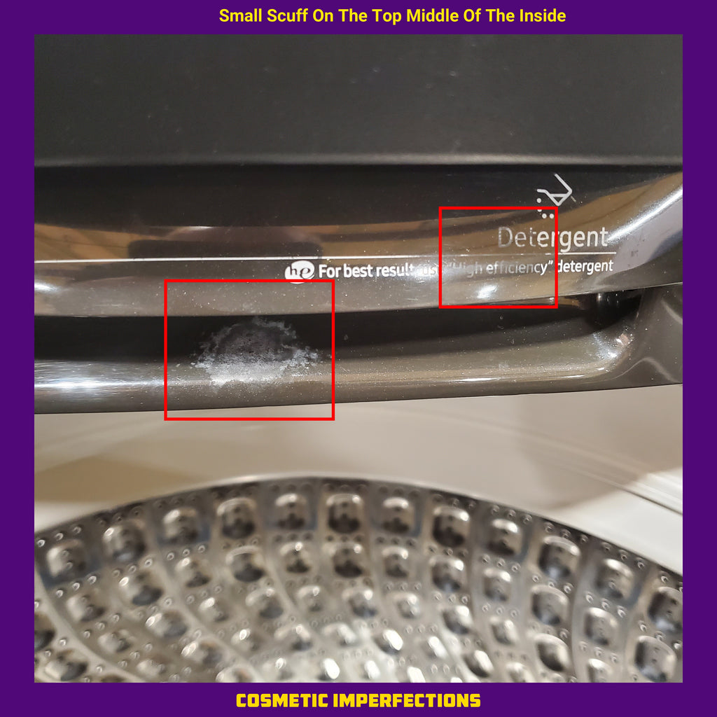 Samsung 5.0 cu. ft. Capacity Top Load Washer with Active WaterJet in Brushed Black WA50R5200AV - Certified Refurbished and Samsung Brushed Black 7.4 cu. ft. Smart Electric Dryer with Sensor Dry 16114 - DVE47CG3500V - New in Box