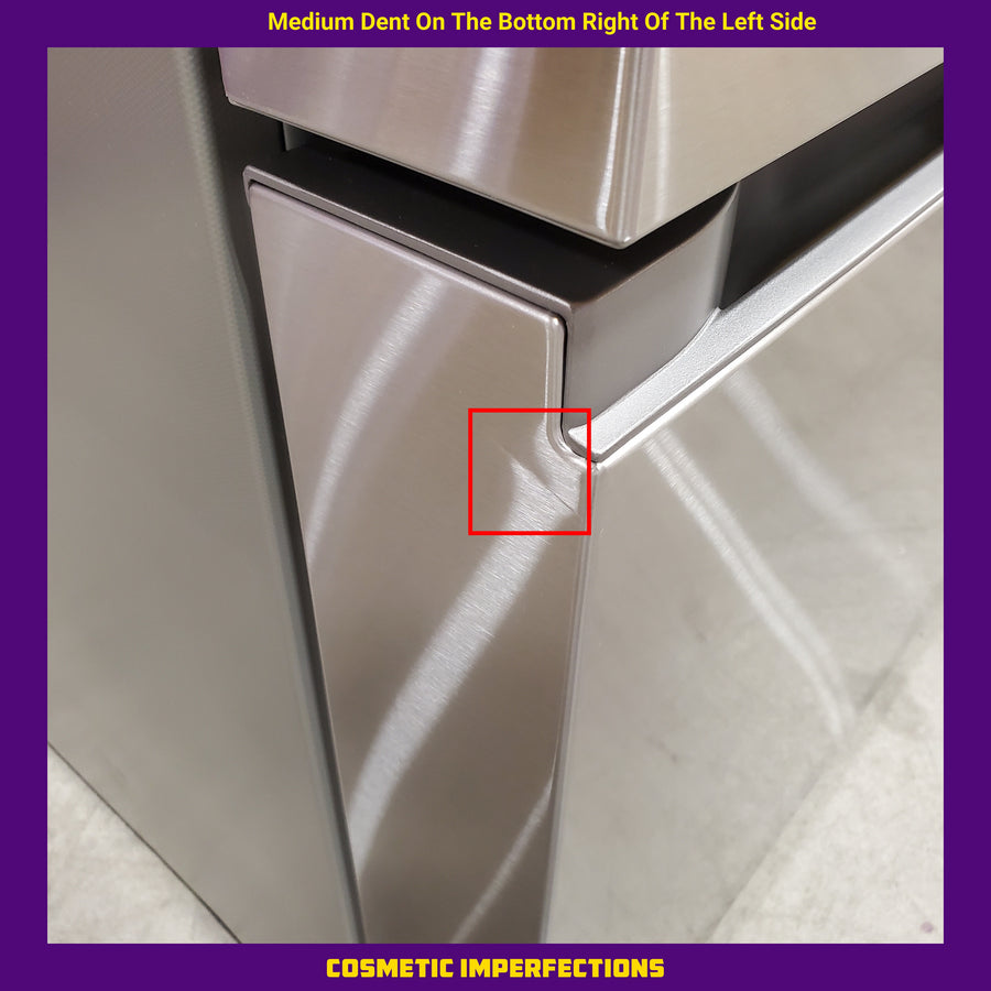 LG 29 cu. ft. Smart Standard-Depth MAX™ 4-Door French Door Refrigerator with Full-Convert Drawer™ in Print Proof Stainless Steel 25138SD757 - LF29H8330S - Scratch & Dent (Moderate)