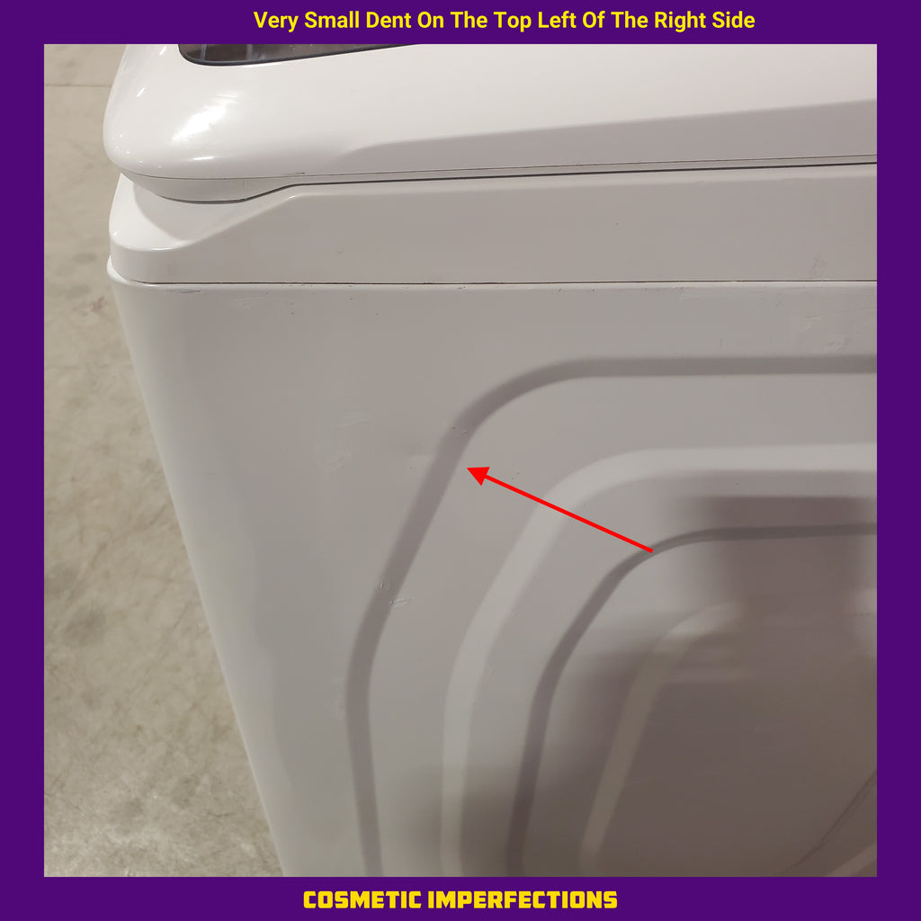 Pictures of Samsung White Top Load 5.0 Cu. Ft. Washer with Super Speed WA50R5400AW - Certified Refurbished and Samsung White Electric 7.4 Cu. Ft. Dryer with Sensor Dry 16035 - DVE50R5200W - Certified Refurbished - Neu Appliance Outlet - Discount Appliance Outlet in Austin, Tx