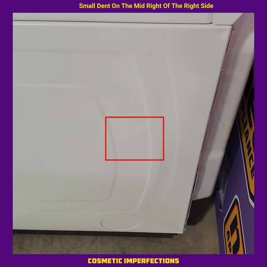 Whirlpool High Efficiency Agitator Large Top-Load Washer in White WTW5105HW - Scratch & Dent (Minor) and Whirlpool 7.4 cu. ft. Electric Dryer with Hamper Door WED8127LW - Scratch & Dent (Minor)