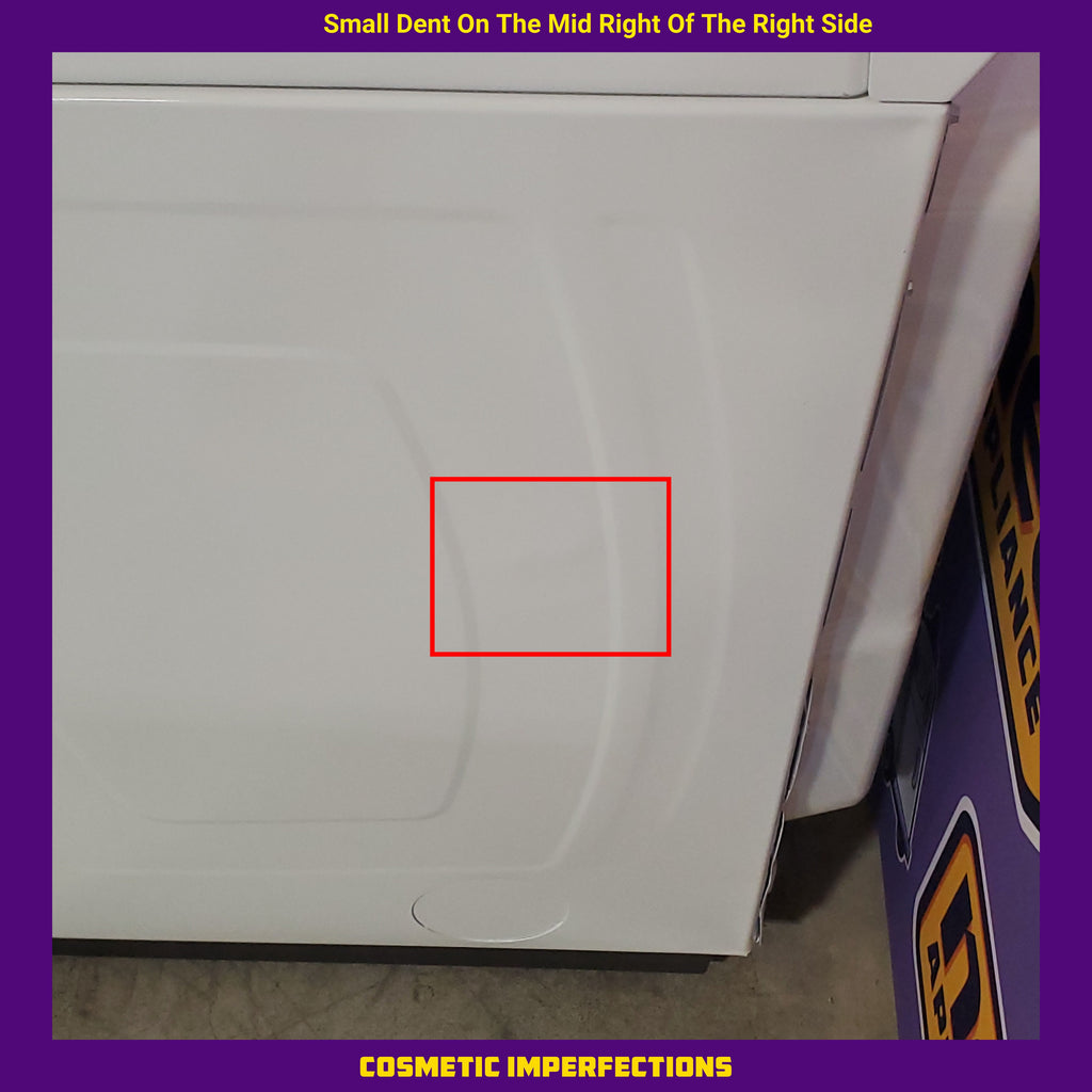 Pictures of Whirlpool High Efficiency Agitator Large Top-Load Washer in White WTW5105HW - Scratch & Dent (Minor) and Whirlpool 7.4 cu. ft. Electric Dryer with Hamper Door WED8127LW - Scratch & Dent (Minor) - Neu Appliance Outlet - Discount Appliance Outlet in Austin, Tx