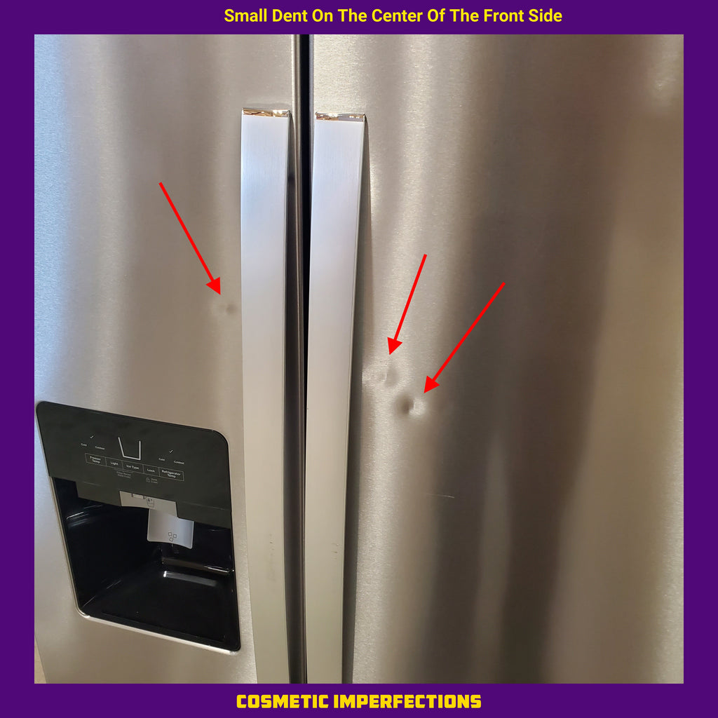 Pictures of Whirlpool Side By Side 36 In. Wide Refrigerator with Can Caddy and Frameless Glass Shelves WRS325SDHZ - Scratch and Dent (Minor) - Neu Appliance Outlet - Discount Appliance Outlet in Austin, Tx