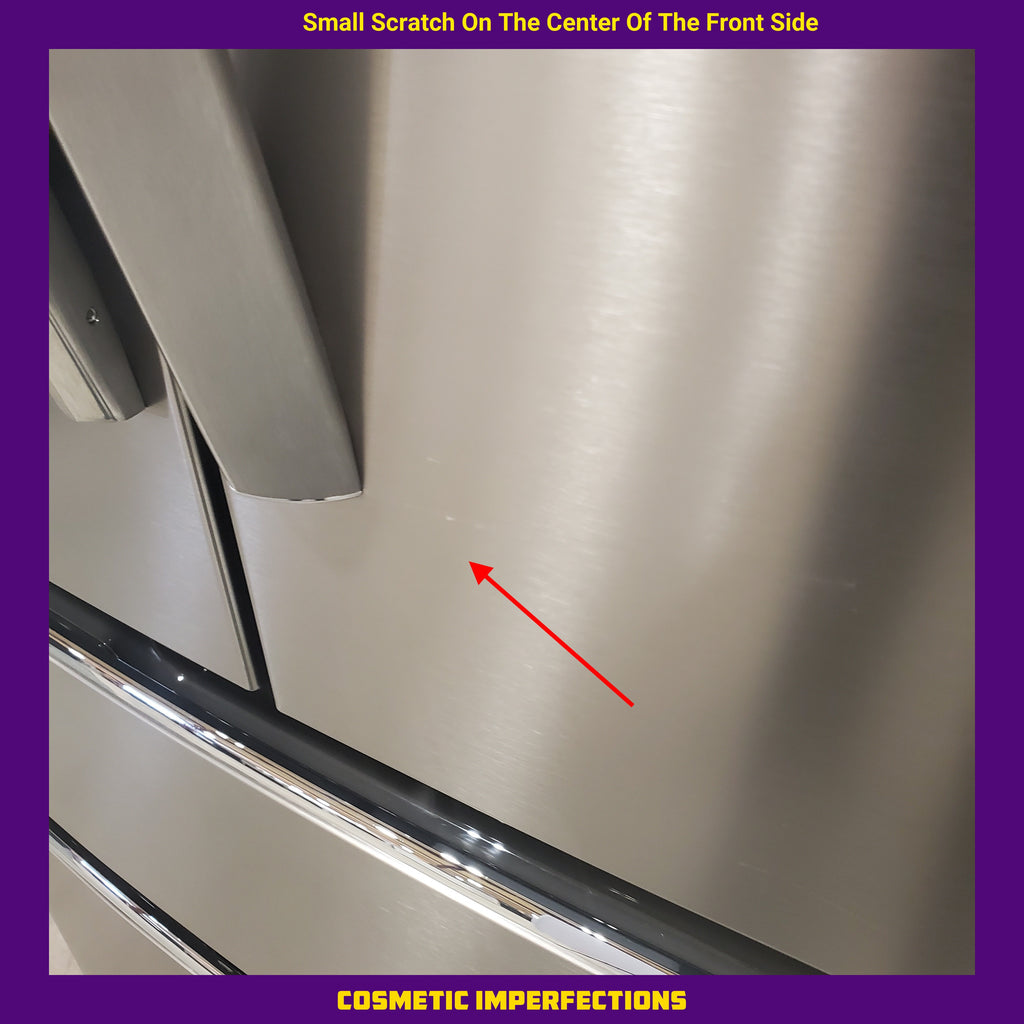 Pictures of Frigidaire Gallery 22 Cu. Ft. 4-Door Counter-depth French Door Refrigerator with Ice Maker (Fingerprint Resistant Stainless Steel) ENERGY STAR GRMC2273CF - Scratch and Dent (Minor) - Neu Appliance Outlet - Discount Appliance Outlet in Austin, Tx
