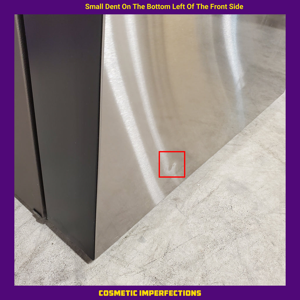 Pictures of Samsung Bespoke Counter-Depth 22.5-cu ft 4 -Door Smart Compatible French Door Refrigerator with Dual Ice Maker with Water Dispenser and Door within Door in Stainless Steel ENERGY STAR Certified 30133SD138 - RF23BB8900QK - Scratch & Dent (Minor) - Neu Appliance Outlet - Discount Appliance Outlet in Austin, Tx