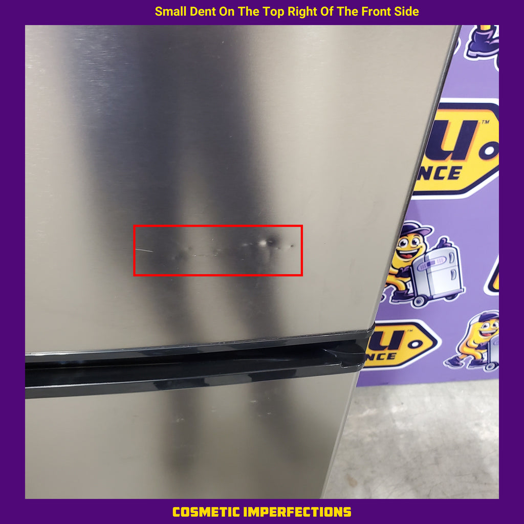 Pictures of Vissani 7.1 cu. ft. Top Freezer Refrigerator with Adjustable Shelf in Stainless Steel MDFF7SS - Scratch & Dent (Minor) - Neu Appliance Outlet - Discount Appliance Outlet in Austin, Tx