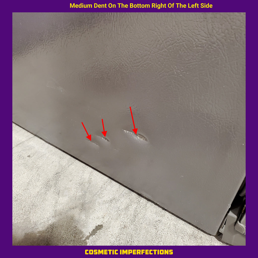 Pictures of KitchenAid 23.8 cu. ft. Counter-Depth French Door Platinum Interior Refrigerator with PrintShield™ Finish 31133SD123 - KRFC704FPS - Scratch and Dent (Moderate) - Neu Appliance Outlet - Discount Appliance Outlet in Austin, Tx