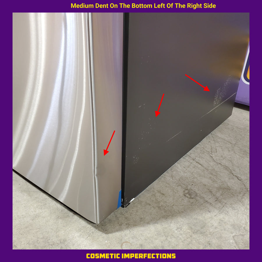 GE ENERGY STAR 25.7 Cu. Ft. Fingerprint Resistant French-Door Refrigerator GFE26JYMFS - Scratch & Dent (Moderate)