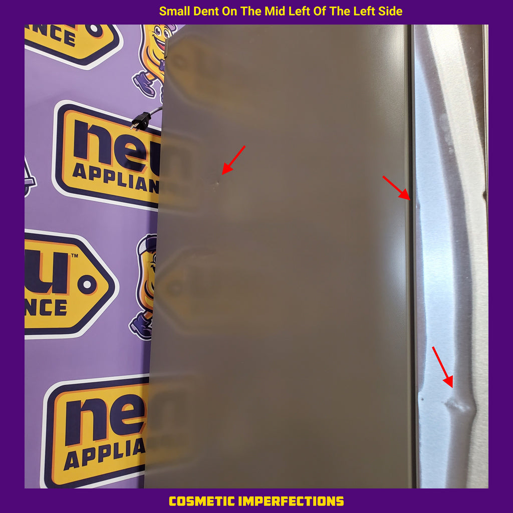 Pictures of LG 33 in. W. 21 cu.ft. SMART Counter Depth MAX French Door Refrigerator with Ice Maker in PrintProof Stainless Steel 31135SD272 - LF21G6200S - Scratch & Dent (Major) - Neu Appliance Outlet - Discount Appliance Outlet in Austin, Tx