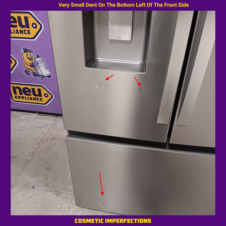 Whirlpool French Door Refrigerator in Fingerprint Resistant Stainless Finish with In-Door Water and Ice Maker - 30 cu. ft. WRFF3536SZ - Scratch & Dent (Moderate)