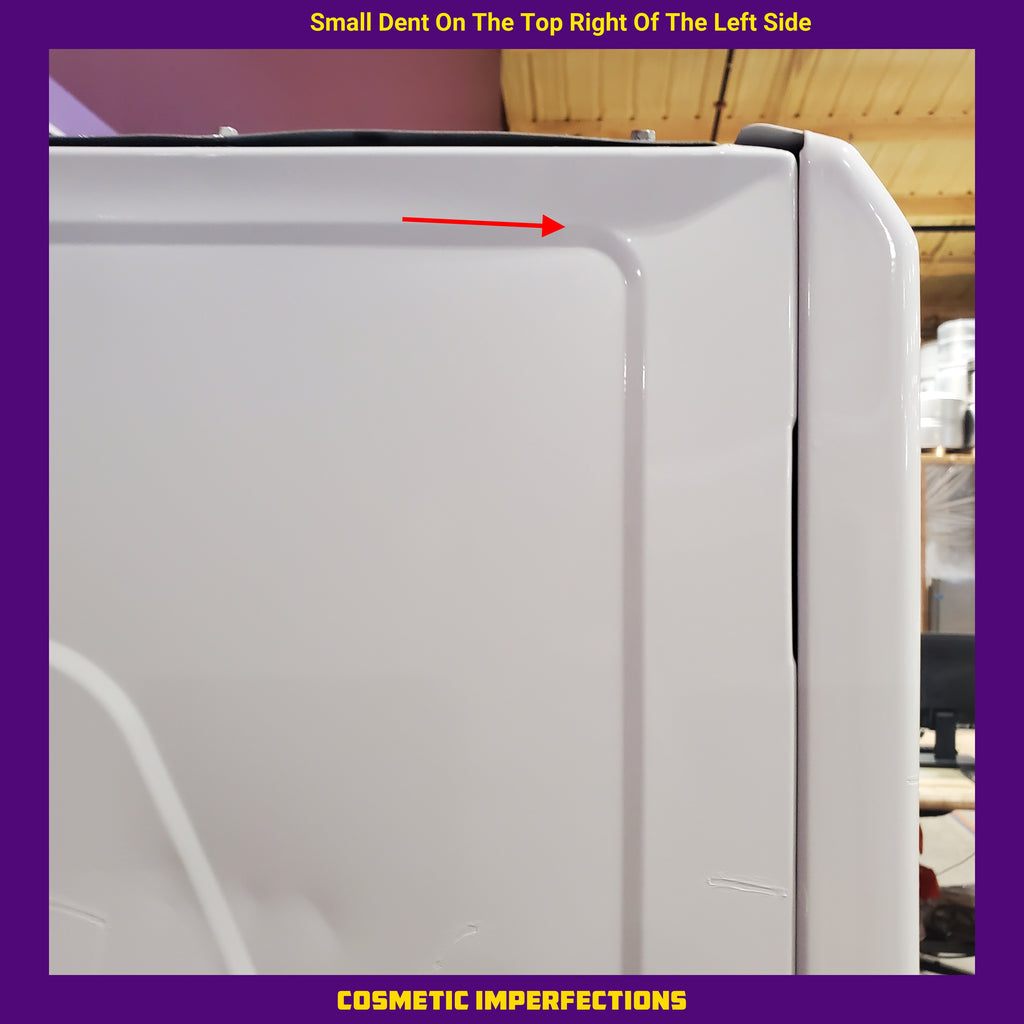 Pictures of GE Unitized Spacemaker® 2.3 cu. ft. Capacity Washer with Stainless Steel Basket and 4.4 cu. ft. Capacity Electric Dryer 24SD034 - GUD24ESSMWW - Scratch & Dent (Moderate) - Neu Appliance Outlet - Discount Appliance Outlet in Austin, Tx