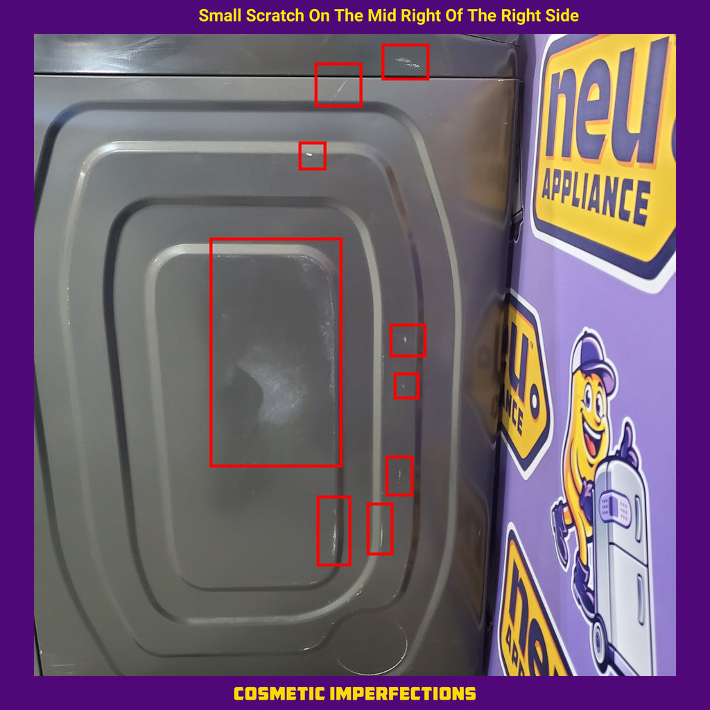 Pictures of Samsung Black Stainless Steel Electric 7.4 Cu. Ft. Dryer with Steam Sanitize DVE50R5400V - Certified Refurbished - Neu Appliance Outlet - Discount Appliance Outlet in Austin, Tx