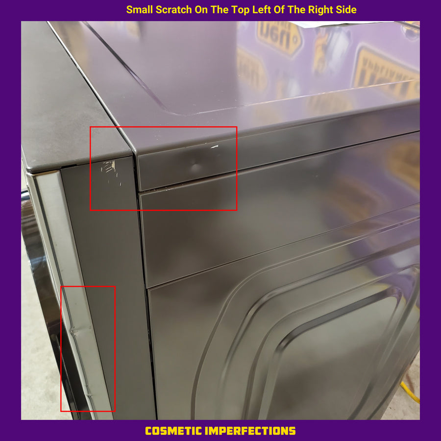 Samsung Dark Steel Bespoke 5.3 cu. ft. Ultra Capacity All-In-One Washer Dryer Combo with Super Speed and Ventless Heat Pump 22142792 - WD53DBA900HZ - Scratch & Dent (Moderate)