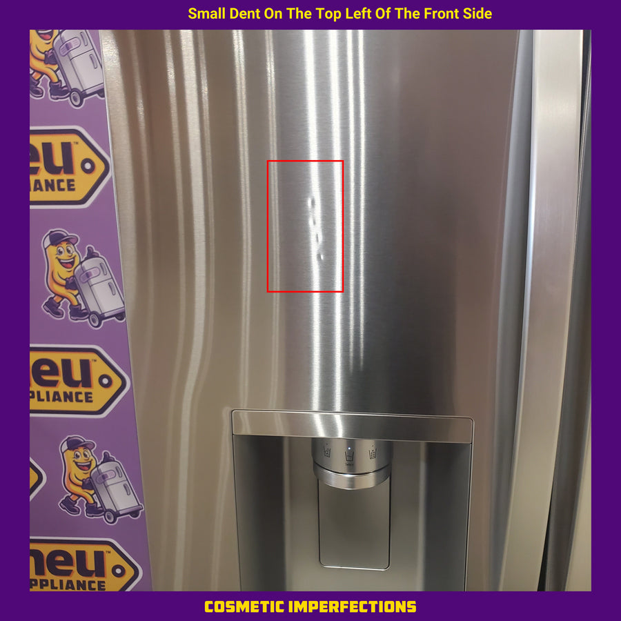 LG 29 cu. ft. Smart Standard-Depth MAX™ 4-Door French Door Refrigerator with Full-Convert Drawer™ in Print Proof Stainless Steel LF29H8330S - Scratch & Dent (Moderate)