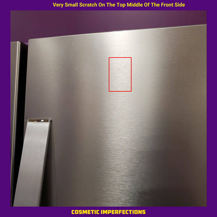 Whirlpool French Door 30 cu ft Refrigerator in Fingerprint Resistant Stainless Finish with In-Door Water and Ice Maker - 30 cu. ft. WRFF3536SZ - Scratch & Dent (Minor)