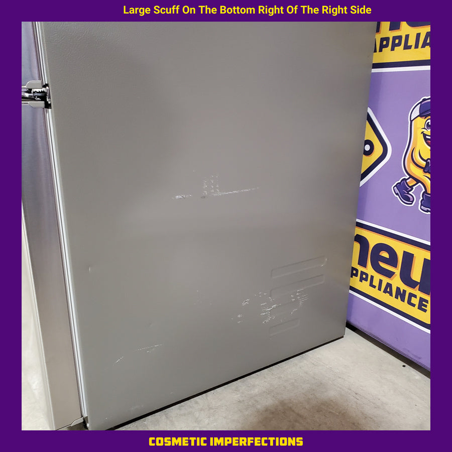 LG 28 cu. ft. 3 Door French Door, Ice and Water with Single Ice Maker in Printproof Stainless Steel LRFS28XBS - Scratch & Dent (Moderate)
