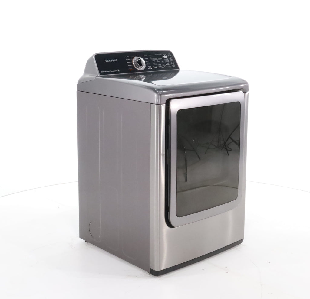 Pictures of Platinum Samsung 7.3 cu. ft. Gas Dryer with Smart Care- Certified Refurbished - Neu Appliance Outlet - Discount Appliance Outlet in Austin, Tx