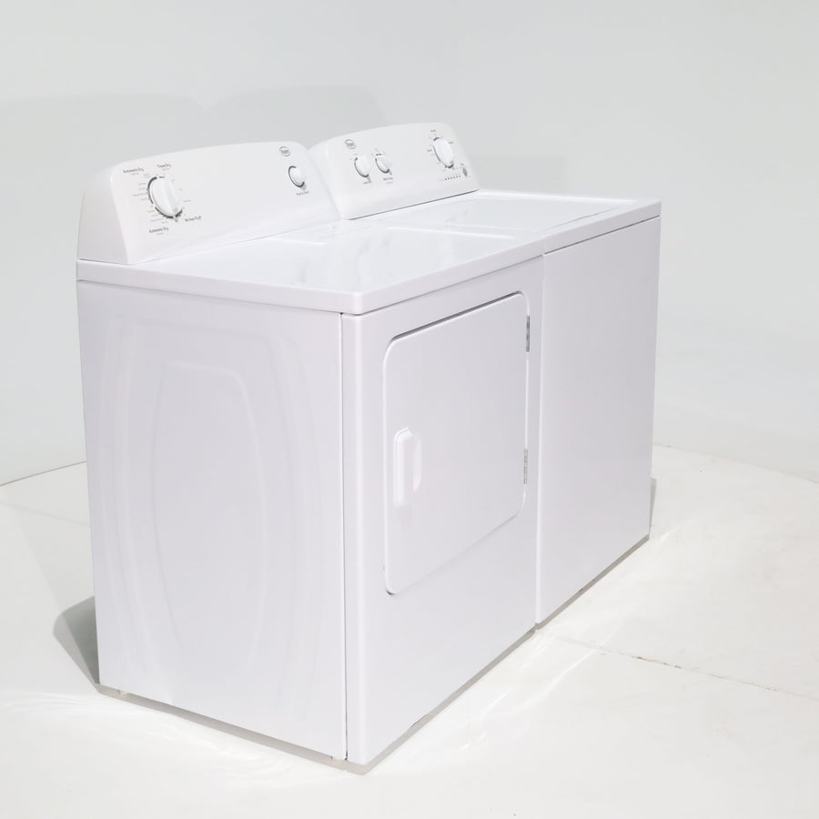 Roper 3.6 cu. ft. Top Load Washing Machine with Status Indicator Lights and 6.5 cu. ft. Electric Dryer with Wrinkle Prevent - Certified Refurbished
