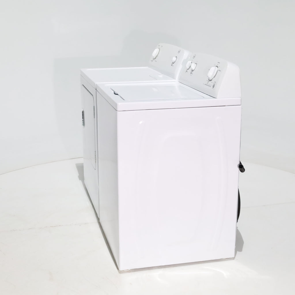 Pictures of Roper 3.6 cu. ft. Top Load Washing Machine with Status Indicator Lights and 6.5 cu. ft. Electric Dryer with Wrinkle Prevent - Certified Refurbished - Neu Appliance Outlet - Discount Appliance Outlet in Austin, Tx