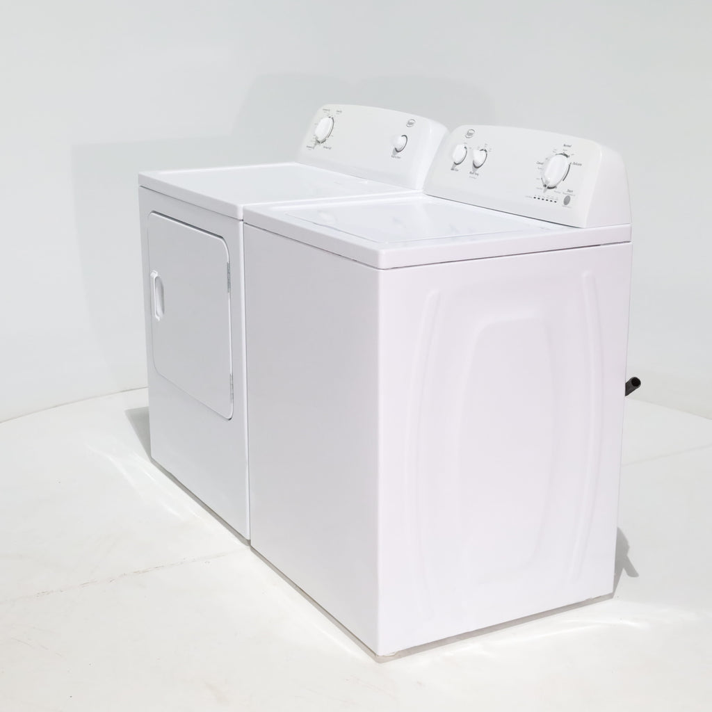 Pictures of Roper 3.6 cu. ft. Top Load Washing Machine with Status Indicator Lights and 6.5 cu. ft. Electric Dryer with Wrinkle Prevent - Certified Refurbished - Neu Appliance Outlet - Discount Appliance Outlet in Austin, Tx