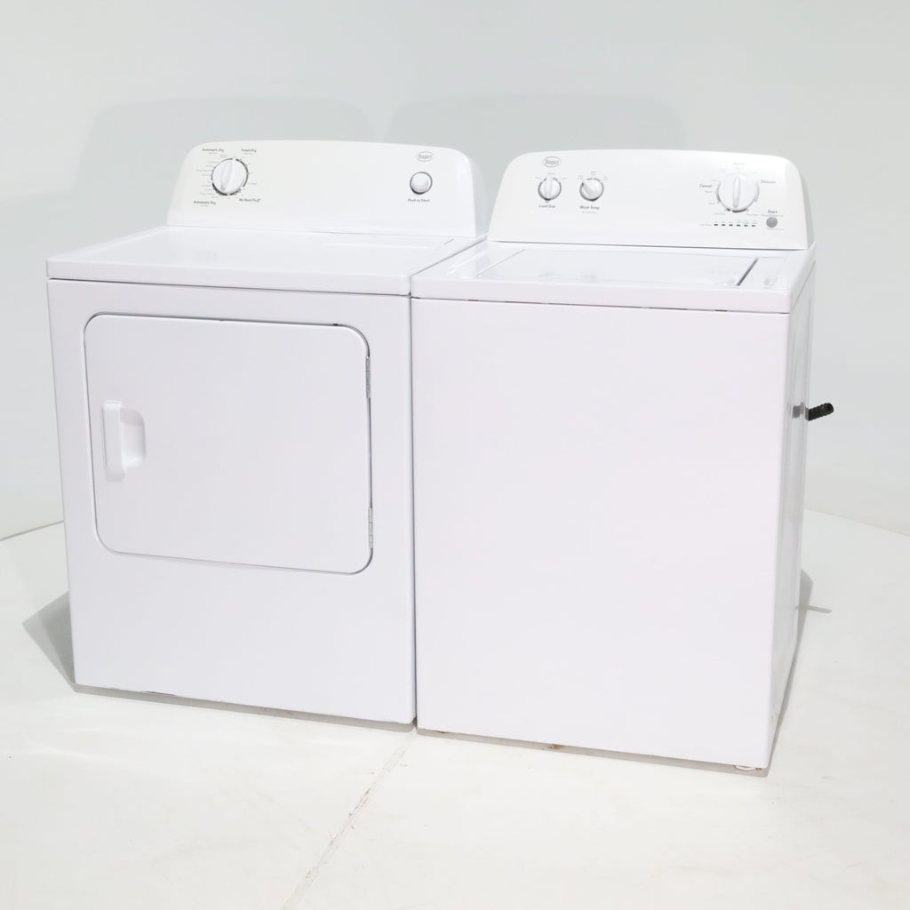 Pictures of Roper 3.6 cu. ft. Top Load Washing Machine with Status Indicator Lights and 6.5 cu. ft. Electric Dryer with Wrinkle Prevent - Certified Refurbished - Neu Appliance Outlet - Discount Appliance Outlet in Austin, Tx