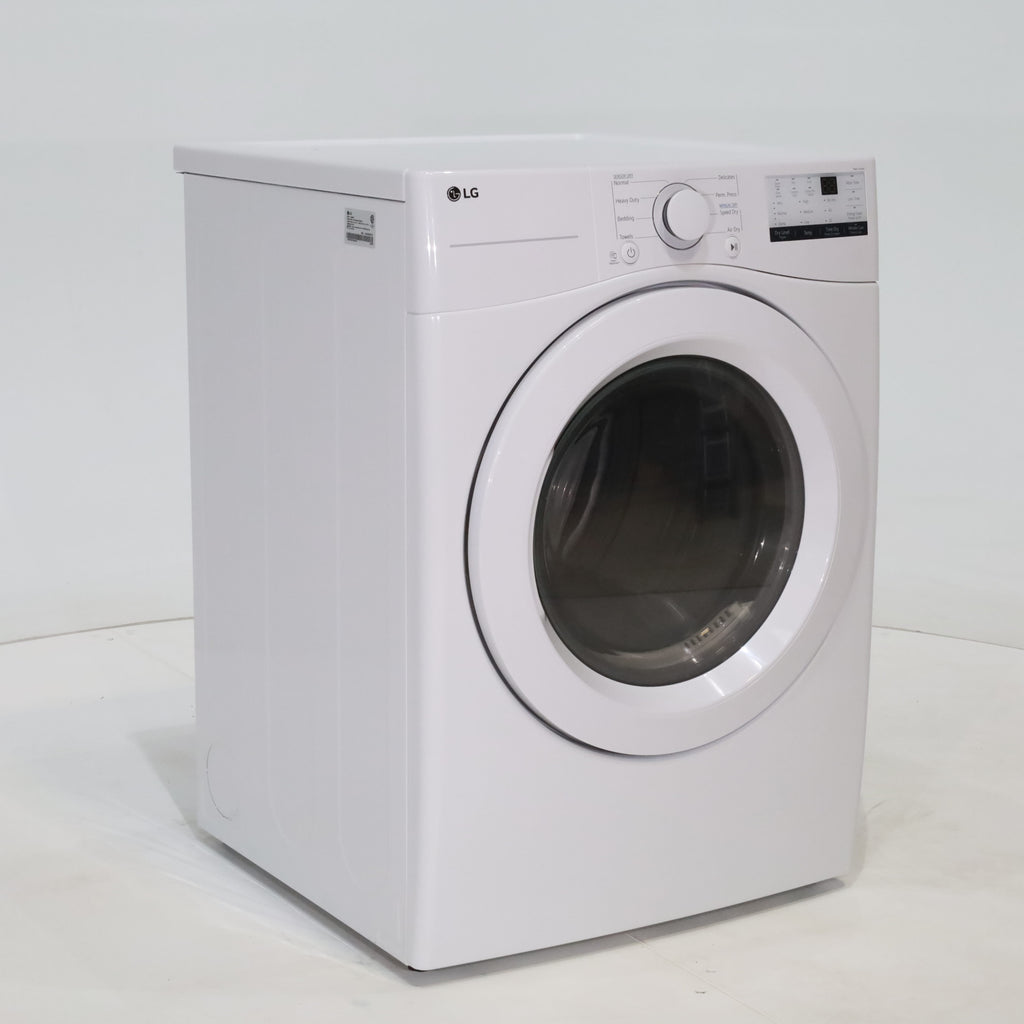 Pictures of ENERGY STAR LG 7.4 cu. ft. Electric Vented Dryer with Sensor Dry and SmartThinQ Technology - Scratch & Dent - Minor - Neu Appliance Outlet - Discount Appliance Outlet in Austin, Tx