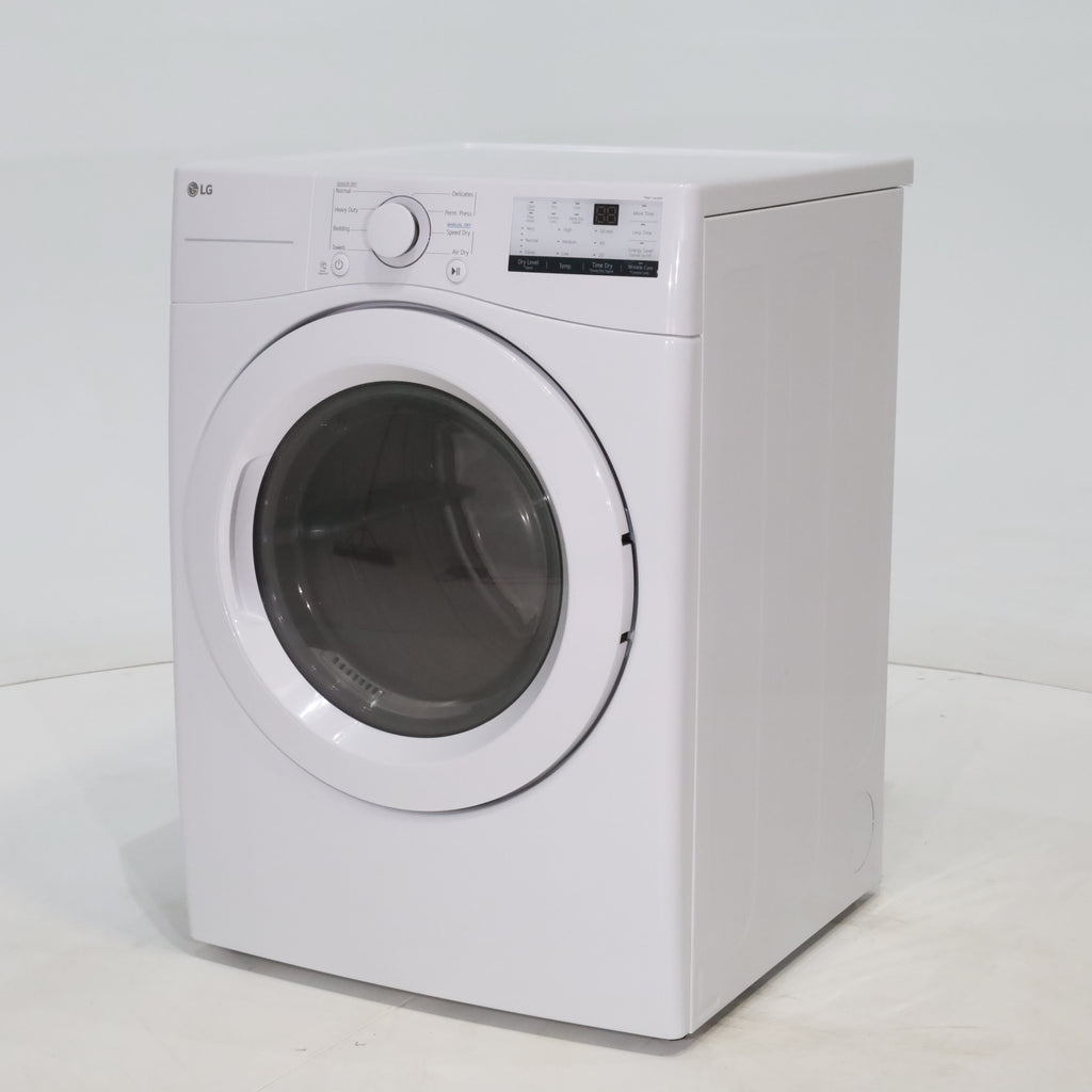 Pictures of ENERGY STAR LG 7.4 cu. ft. Electric Vented Dryer with Sensor Dry and SmartThinQ Technology - Scratch & Dent - Minor - Neu Appliance Outlet - Discount Appliance Outlet in Austin, Tx