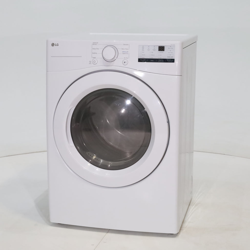 Pictures of ENERGY STAR LG 7.4 cu. ft. Electric Vented Dryer with Sensor Dry and SmartThinQ Technology - Scratch & Dent - Minor - Neu Appliance Outlet - Discount Appliance Outlet in Austin, Tx