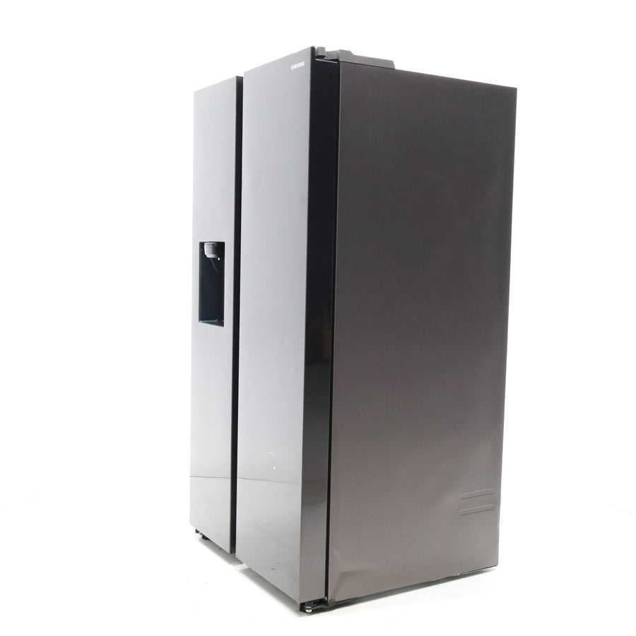 Fingerprint-Resistant Stainless Steel Samsung 27.4 cu. ft. Side by Side Refrigerator with External Water and Ice Dispenser - Scratch & Dent - Major