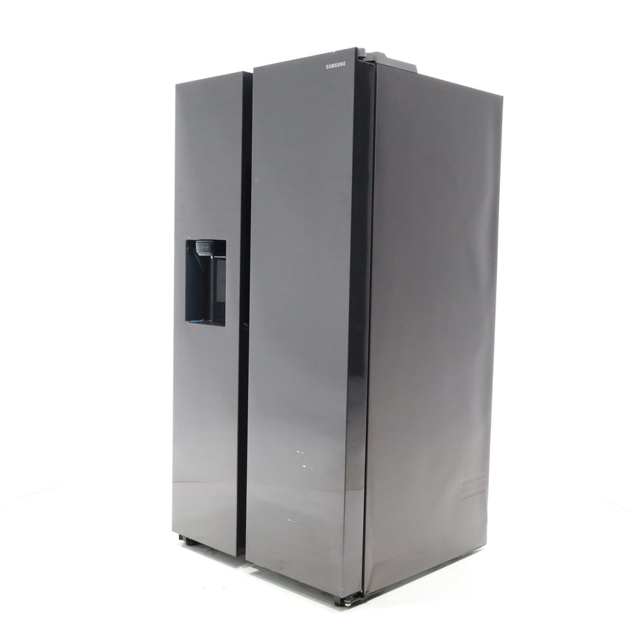 Fingerprint-Resistant Stainless Steel Samsung 27.4 cu. ft. Side by Side Refrigerator with External Water and Ice Dispenser - Scratch & Dent - Major