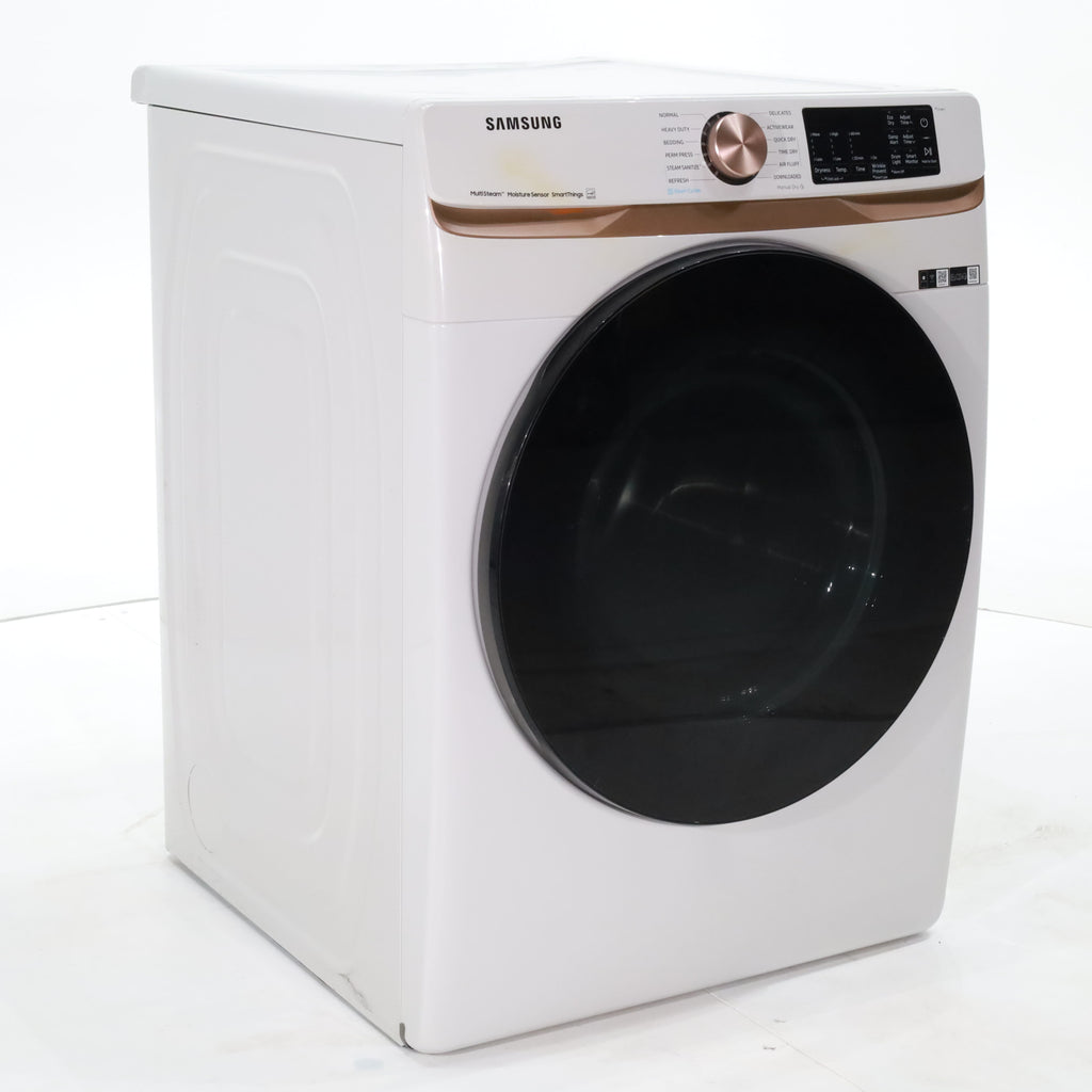 Pictures of Ivory ENERGY STAR Samsung 7.5 cu. ft. Frontload Gas Dryer with Steam - Scratch & Dent - Minor - Neu Appliance Outlet - Discount Appliance Outlet in Austin, Tx