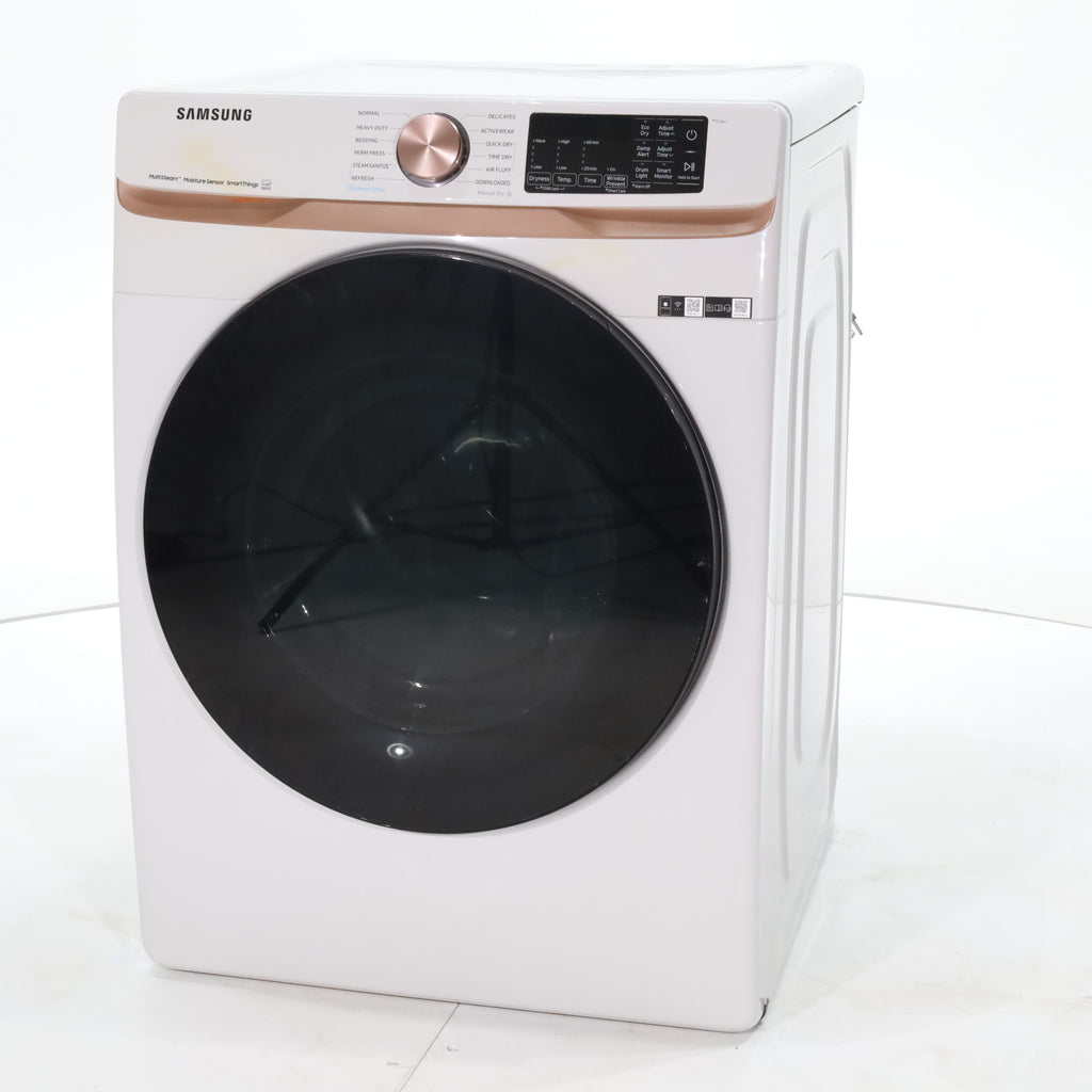 Pictures of Ivory ENERGY STAR Samsung 7.5 cu. ft. Frontload Gas Dryer with Steam - Scratch & Dent - Minor - Neu Appliance Outlet - Discount Appliance Outlet in Austin, Tx