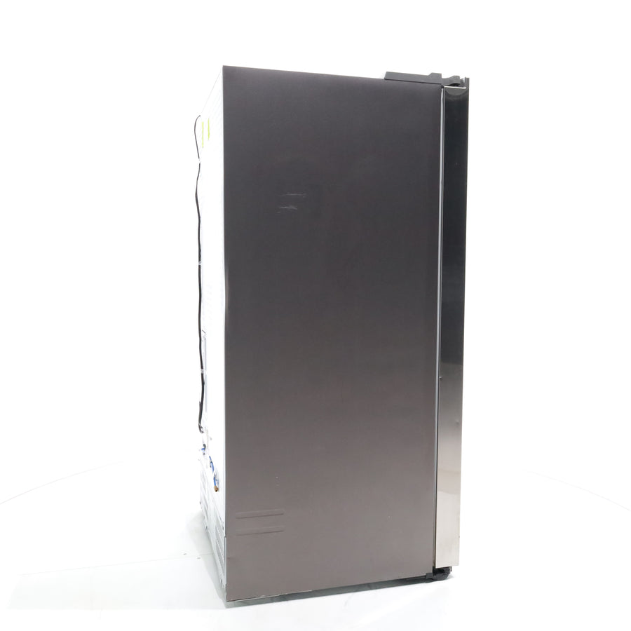 Fingerprint-Resistant Stainless Steel Samsung 27.4 cu. ft. Side by Side Refrigerator with External Water and Ice Dispenser - Scratch & Dent - Major