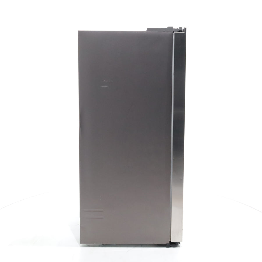 Fingerprint-Resistant Stainless Steel Samsung 27.4 cu. ft. Side by Side Refrigerator with External Water and Ice Dispenser - Scratch & Dent - Major
