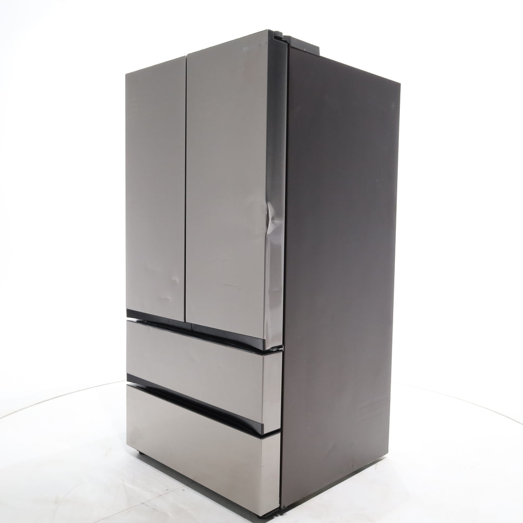 Pictures of Fingerprint Resistant Stainless Steel ENERGY STAR Samsung 31 cu. ft. 4 Door French Door Refrigerator with Dual Ice Maker - Scratch & Dent - Major - Neu Appliance Outlet - Discount Appliance Outlet in Austin, Tx