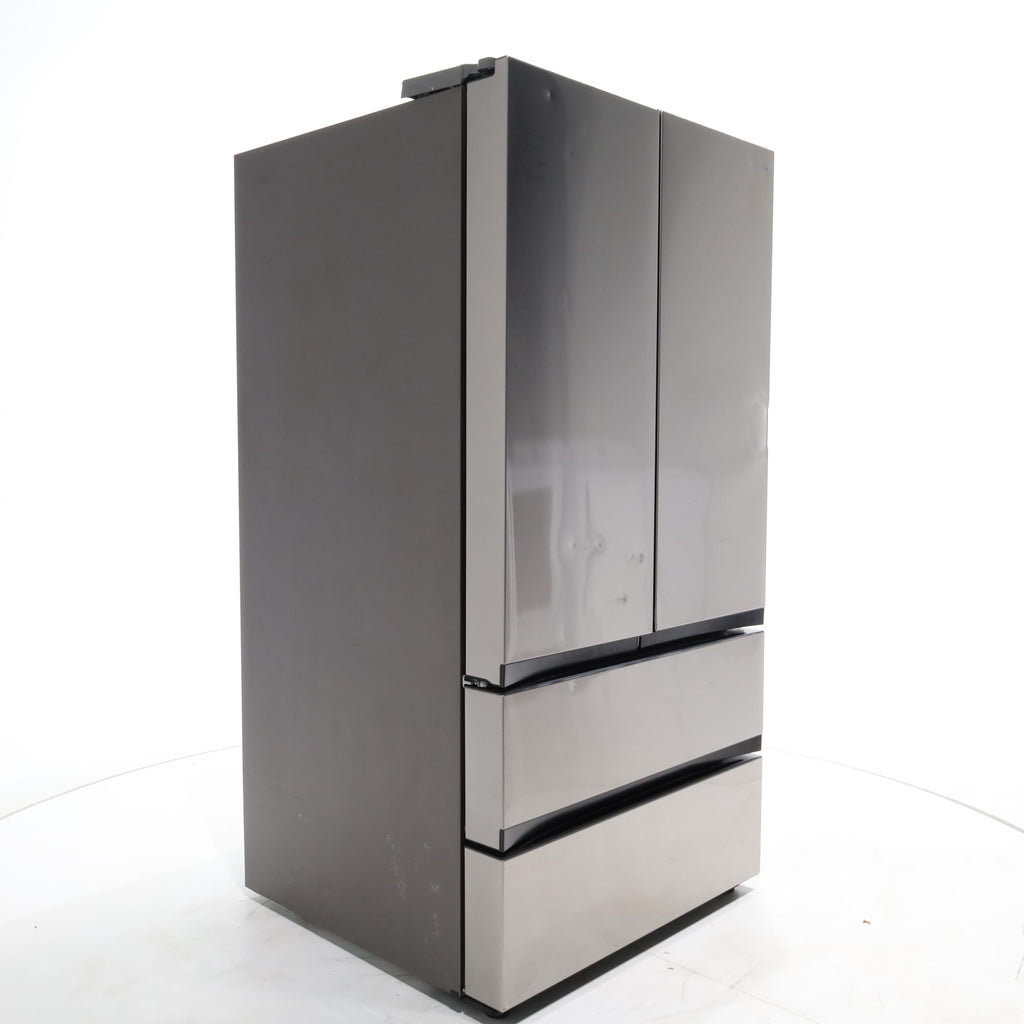 Pictures of Fingerprint Resistant Stainless Steel ENERGY STAR Samsung 31 cu. ft. 4 Door French Door Refrigerator with Dual Ice Maker - Scratch & Dent - Major - Neu Appliance Outlet - Discount Appliance Outlet in Austin, Tx