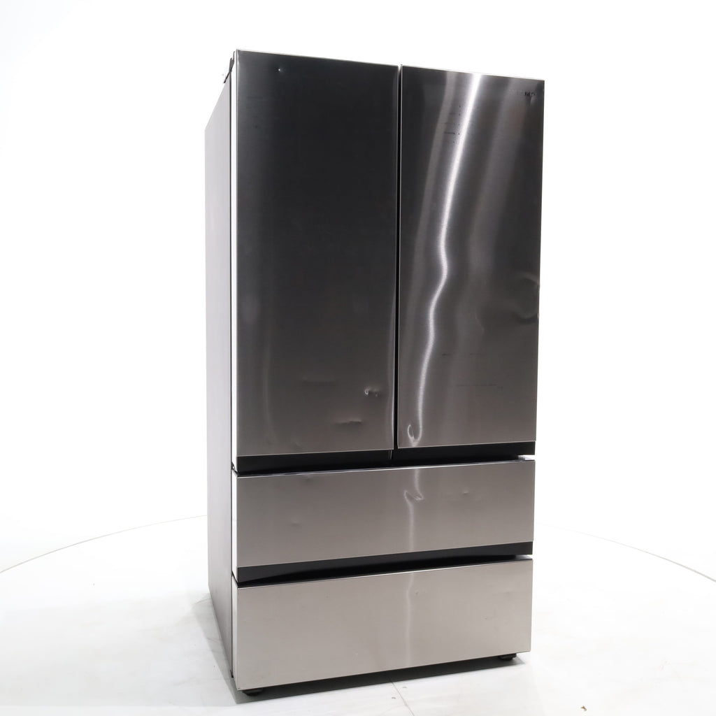 Pictures of Fingerprint Resistant Stainless Steel ENERGY STAR Samsung 31 cu. ft. 4 Door French Door Refrigerator with Dual Ice Maker - Scratch & Dent - Major - Neu Appliance Outlet - Discount Appliance Outlet in Austin, Tx