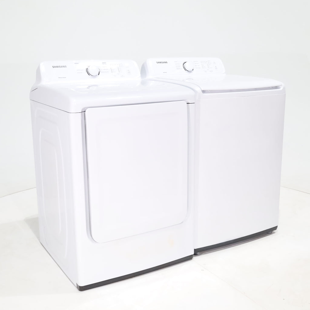 Pictures of Samsung 4.5 cu. ft. Top Load Washing Machine with VRT Plus Tech and 7.2 cu. ft. Gas Dryer With MoistureSensor - Certified Refurbished - Neu Appliance Outlet - Discount Appliance Outlet in Austin, Tx